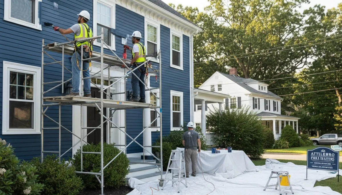 Painting contractor in Norton, MA providing professional interior and exterior painting services