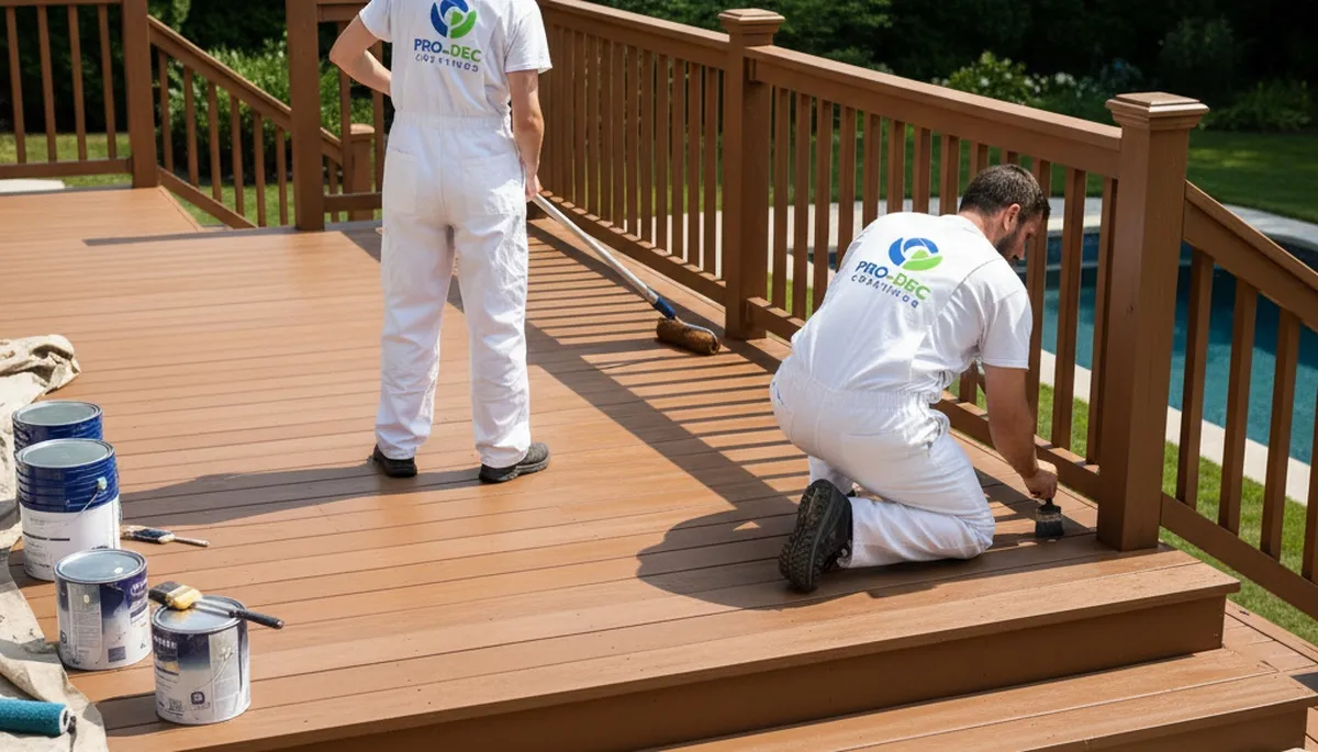 Deck painting in Norton, MA for durable, weather-resistant outdoor protection
