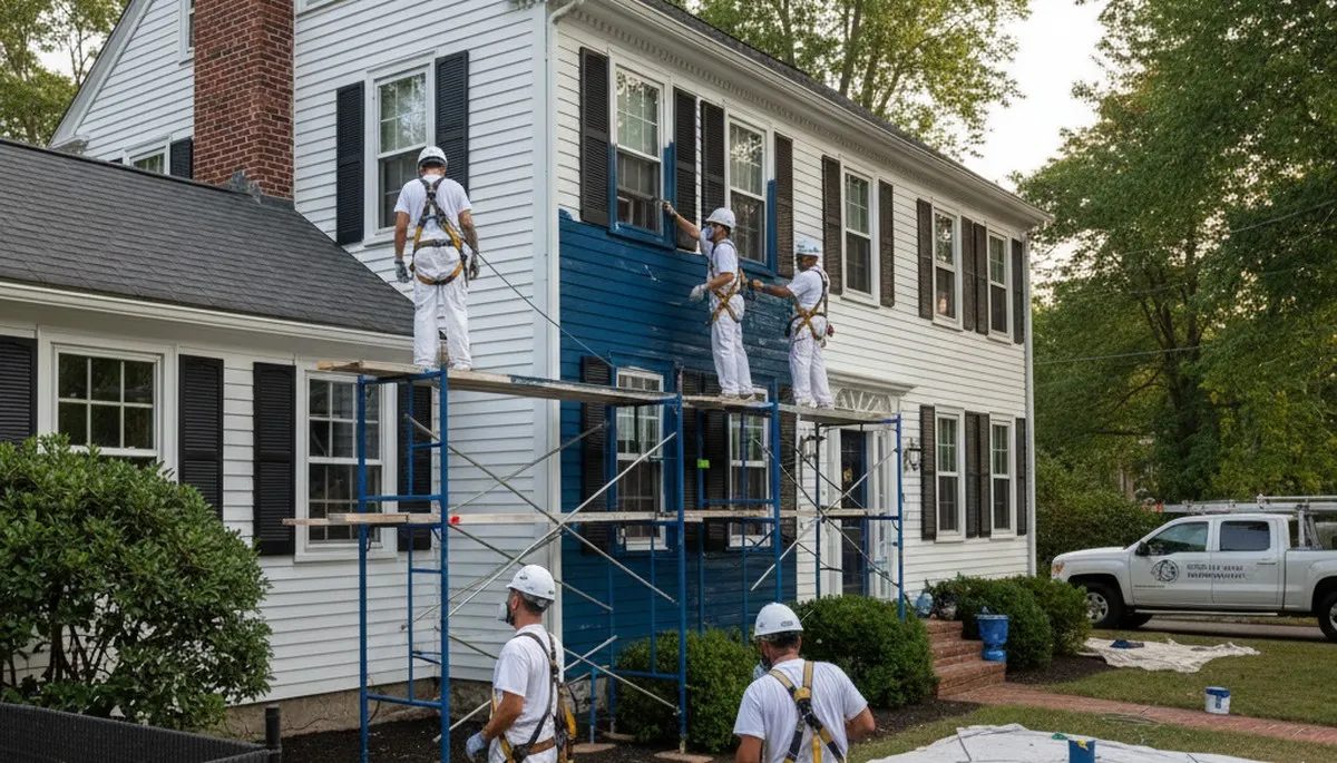 Professional painting service for homes in Norton, MA, by local painters
