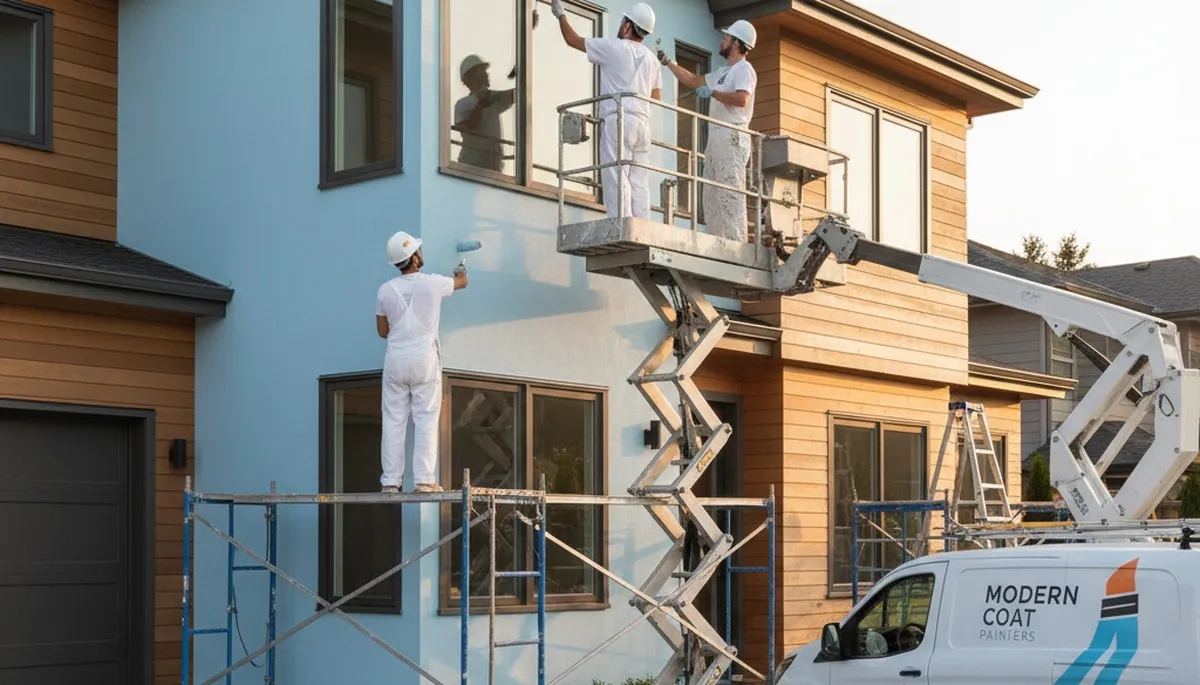 Exterior house painting in Norton, MA by Norton Paint Pros for durable New England weather protection