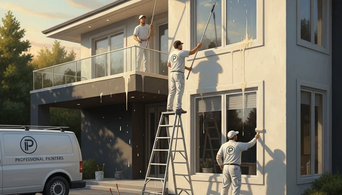 House painting in Norton, MA by Norton Paint Pros for durable, weather-resistant home exterior finishes