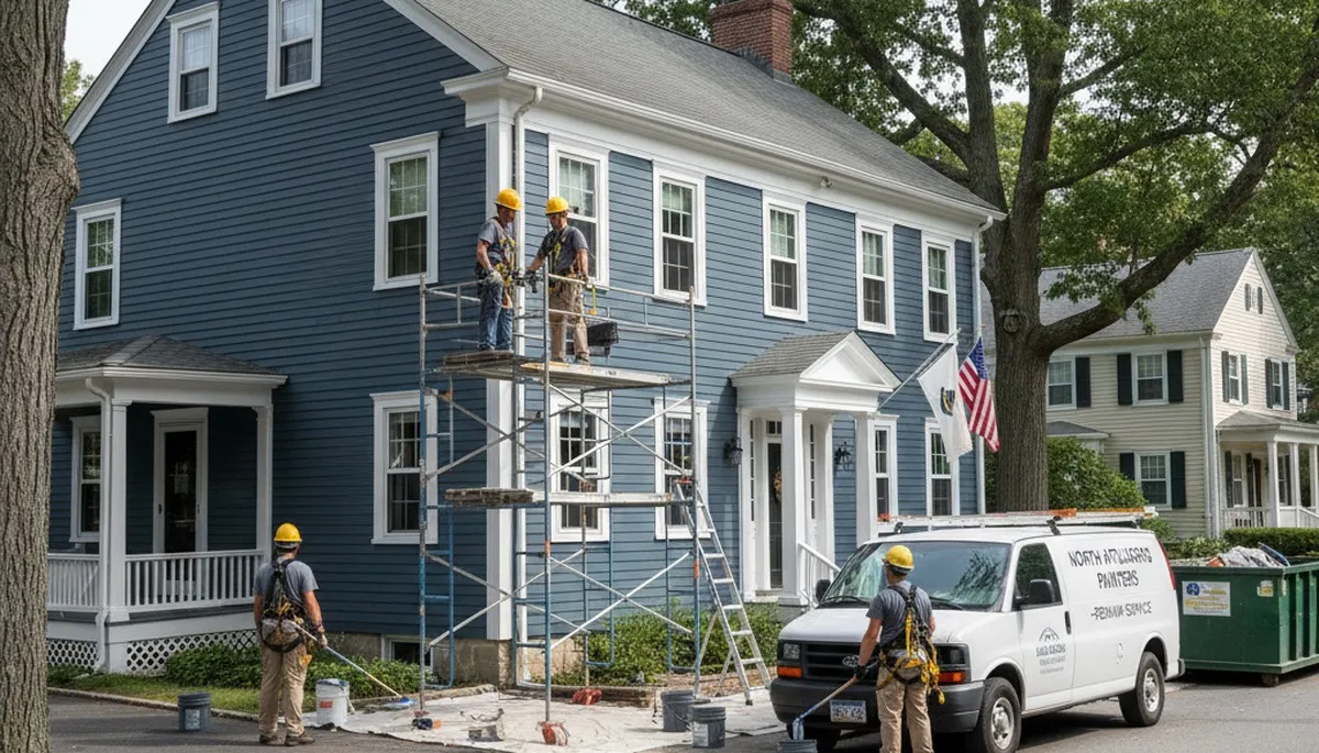 Painting contractor in Norton, MA providing interior and exterior house painting services
