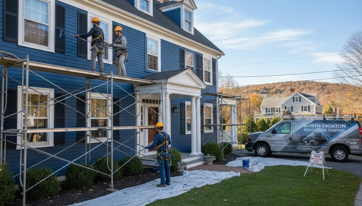 Painting contractor in Norton, MA providing professional interior and exterior painting services