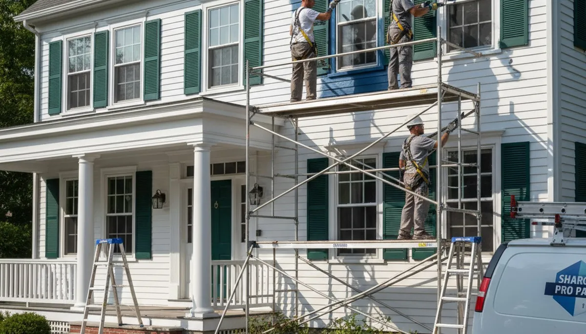 Painting contractor in Norton, MA providing professional interior and exterior painting services